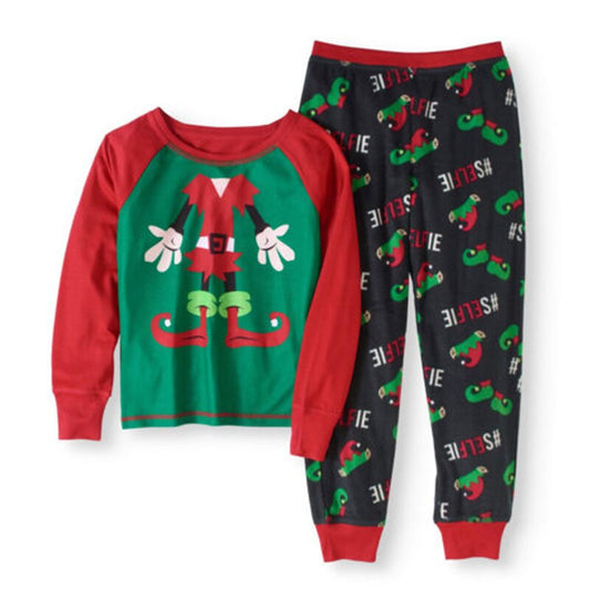 Family Matching Kids Boy Mom Christmas Pajamas Set