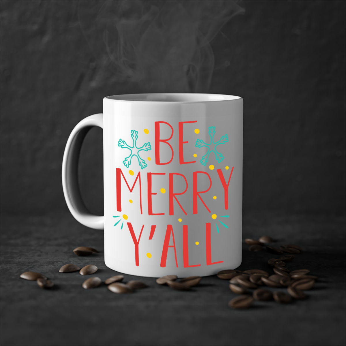 Be Merry Yall - Christmas-Mug / Coffee Cup